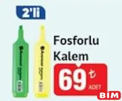 AVANSAS FOSFORLU KALEM 2'Lİ fiyat ve kampanya bilgisi